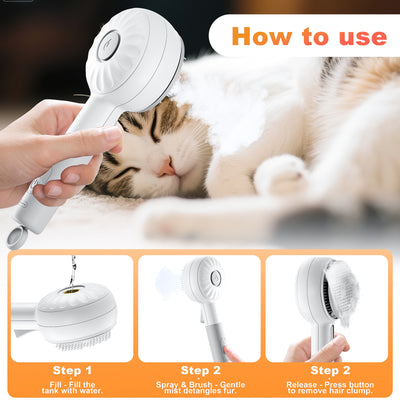 Self-Cleaning Slicker Brush