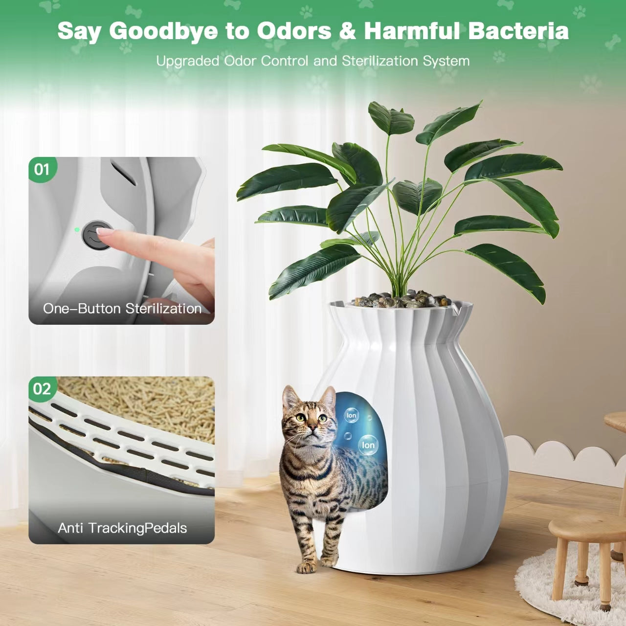Hidden Smart Cat Litter Box