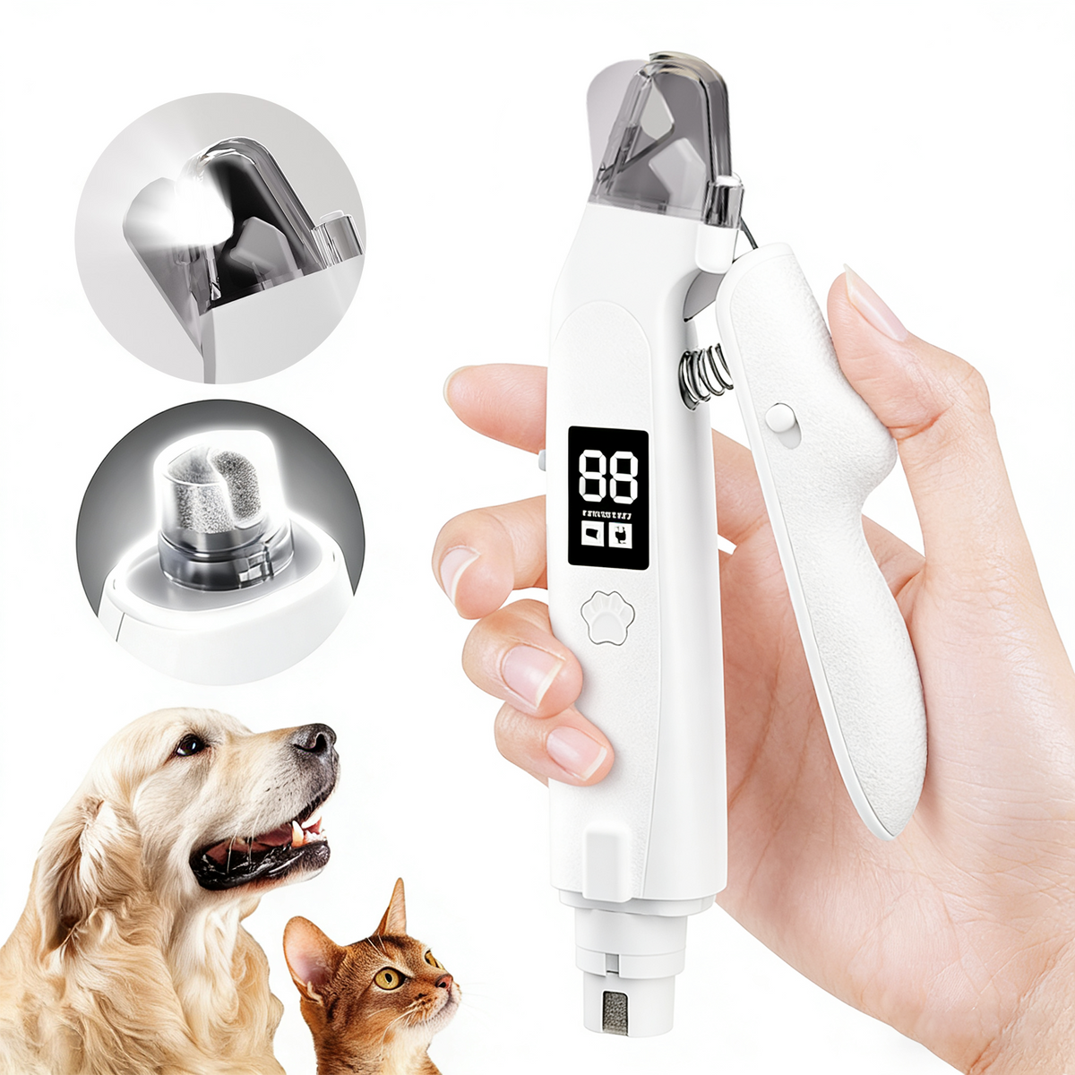 2-in-1 Nail Grinder & Clipper