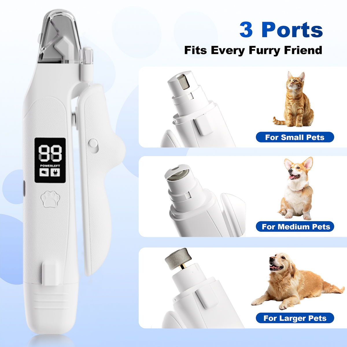 2-in-1 Nail Grinder & Clipper