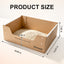 Leakproof High Sided Disposable Cat Litter Box, X Large, 3 Count