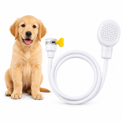 Sink & Bathtub Faucet Sprayer Attachment with Hose for Dog & Cat Shower
