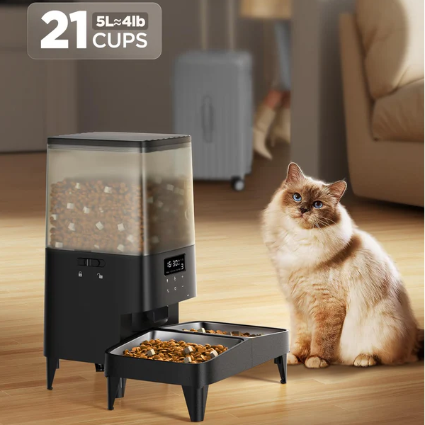 Automatic Feeder Dual Bowl