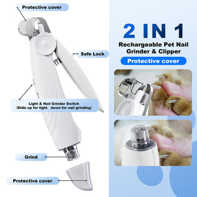 2-in-1 Nail Grinder & Clipper