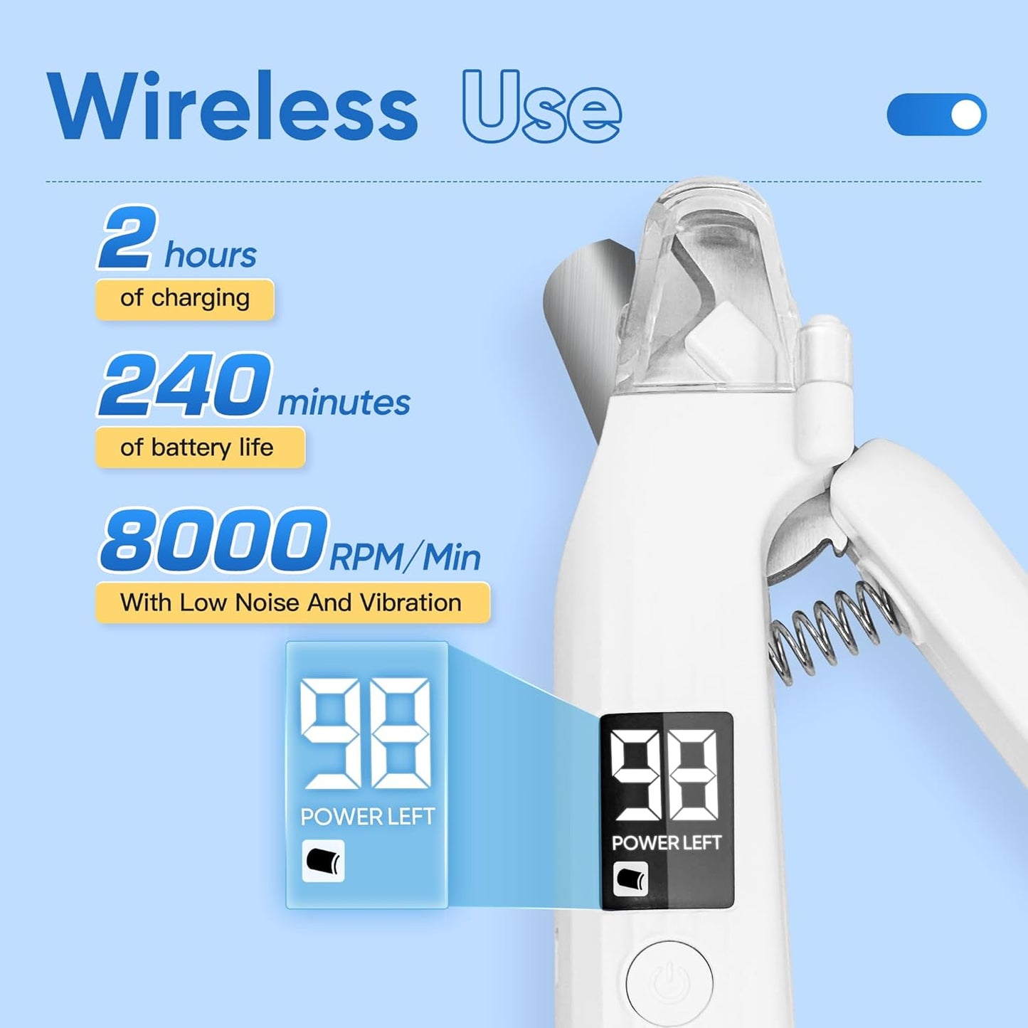 2-in-1 Nail Grinder & Clipper