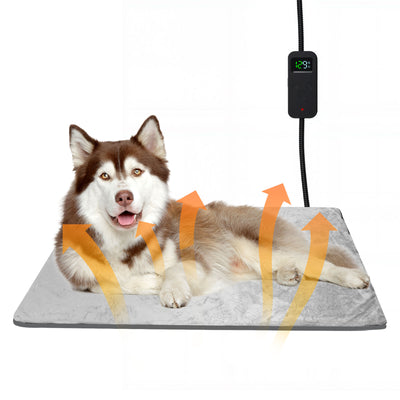 Pawward All-Weather Guard Heated Pad for Large Dogs 24x36 Inch Outdoor Warm Bed with Chew-Resistant Cable & Machine Washable Cover