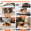 Pawward All-Weather Guard Heated Pad for Large Dogs 24x36 Inch Outdoor Warm Bed with Chew-Resistant Cable & Machine Washable Cover