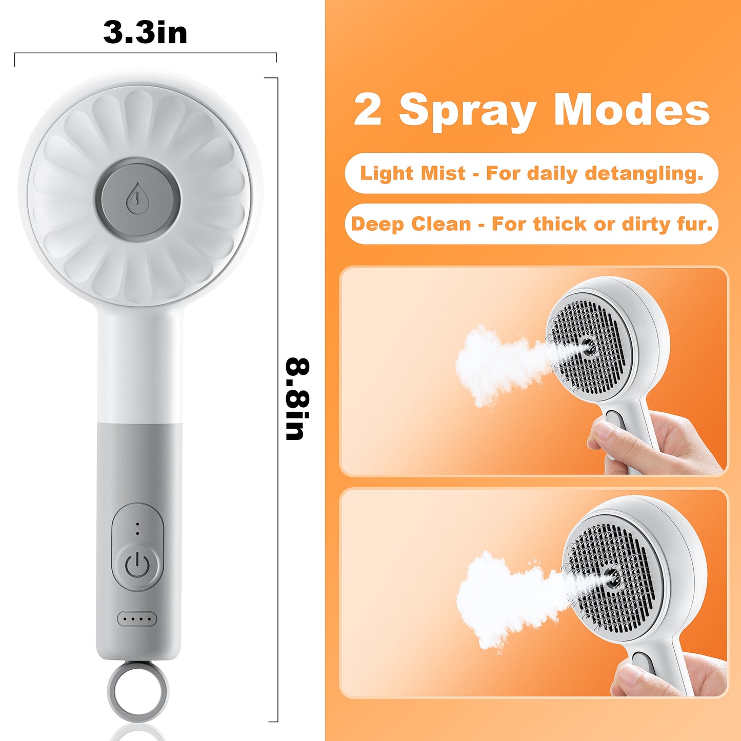 Self-Cleaning Slicker Brush