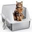 Semi-Enclosed Litter Box